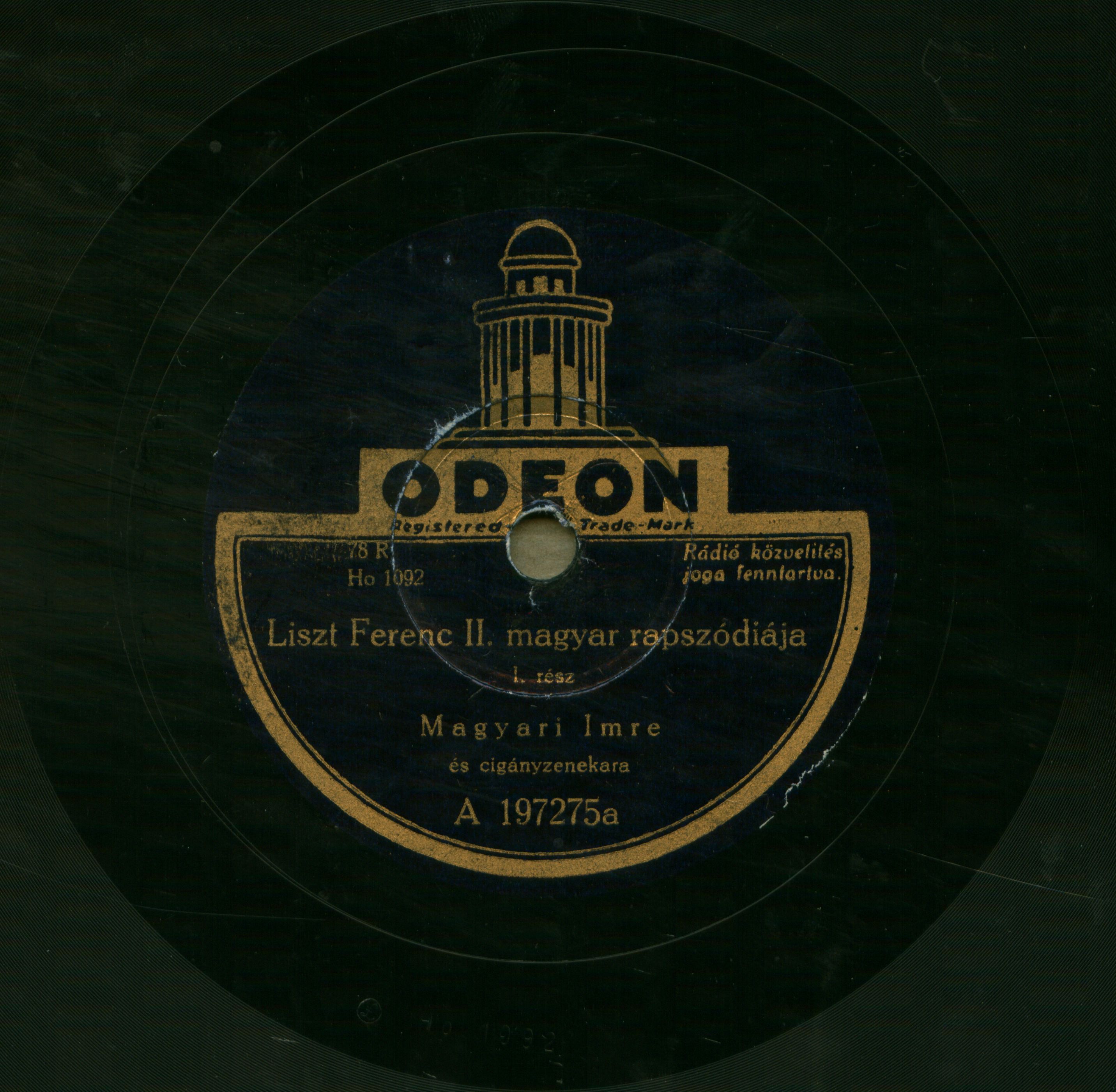 Liszt Ferenc II. magyar rapszódiája I.-II. rész